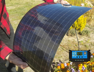 SOLÁRNÍ PANEL 20W, PROTI 12V|USB 5V,FLEXIBILNÍ
