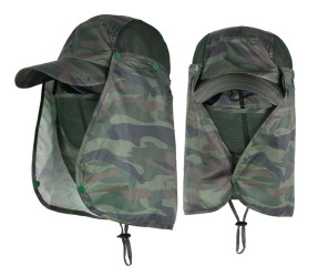 Czapka taktyczna z ochroną UV Samurai, maskovat